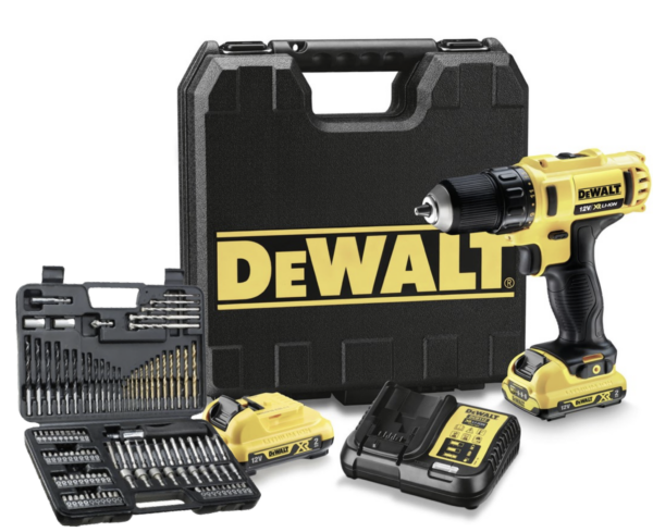 DeWalt - Bore-/skruemaskine 10.8V med 2 batterier