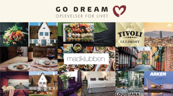 Go Dream oplevelses gavekort