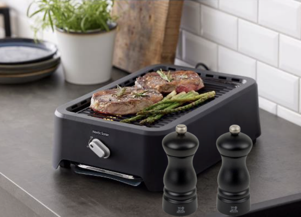 Nordic Sense Bordgrill og Peugeot Clermont kværnsæt 13 cm