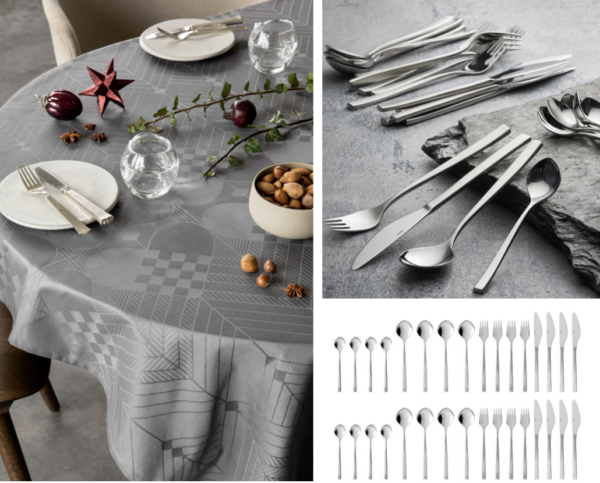 Georg Jensen Damask & Gense Fuga Bestik 32 dele